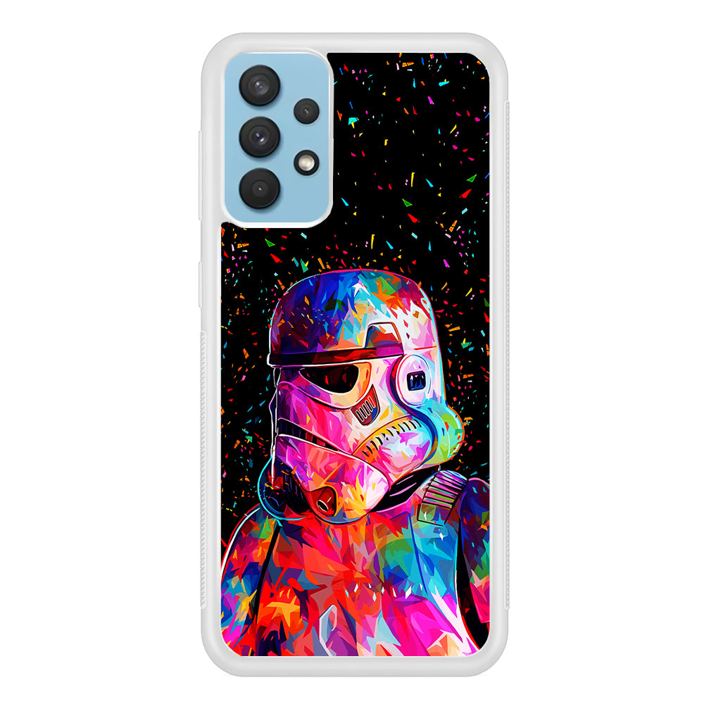 Star Wars Stormtrooper Colorful Samsung Galaxy A32 Case