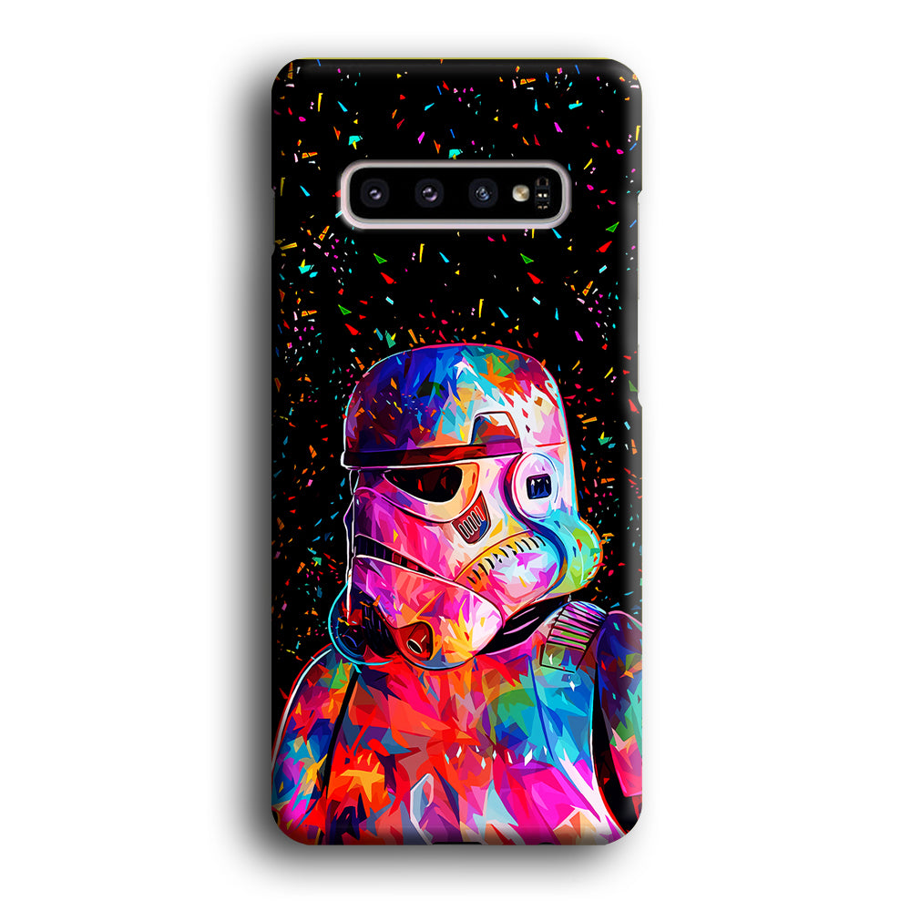 Star Wars Stormtrooper Colorful Samsung Galaxy S10 Plus Case