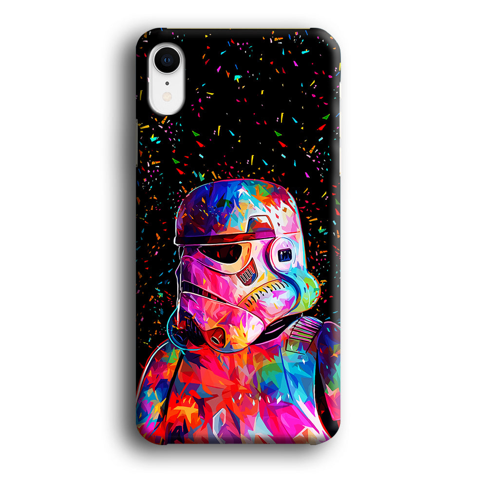 Star Wars Stormtrooper Colorful iPhone XR Case