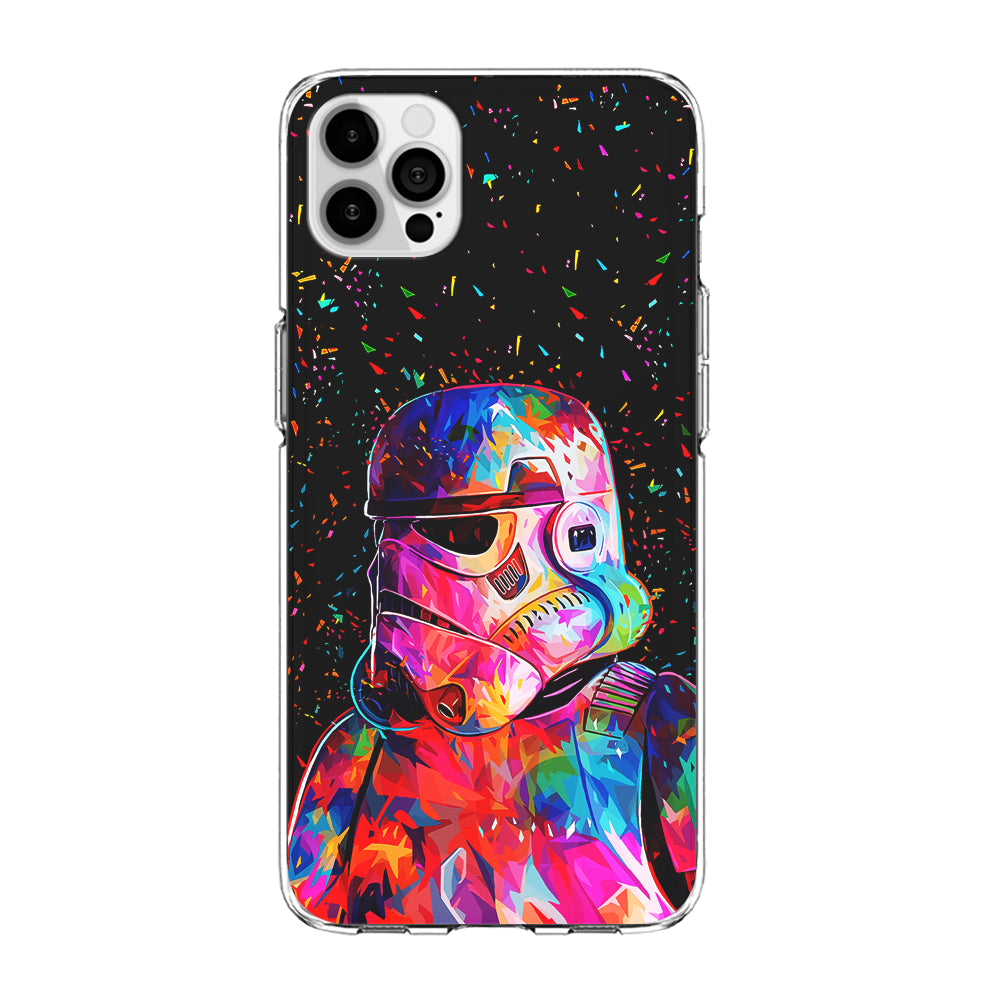 Star Wars Stormtrooper Colorful iPhone 15 Pro Max Case-Phone Case-Clear Soft Case-Altracase