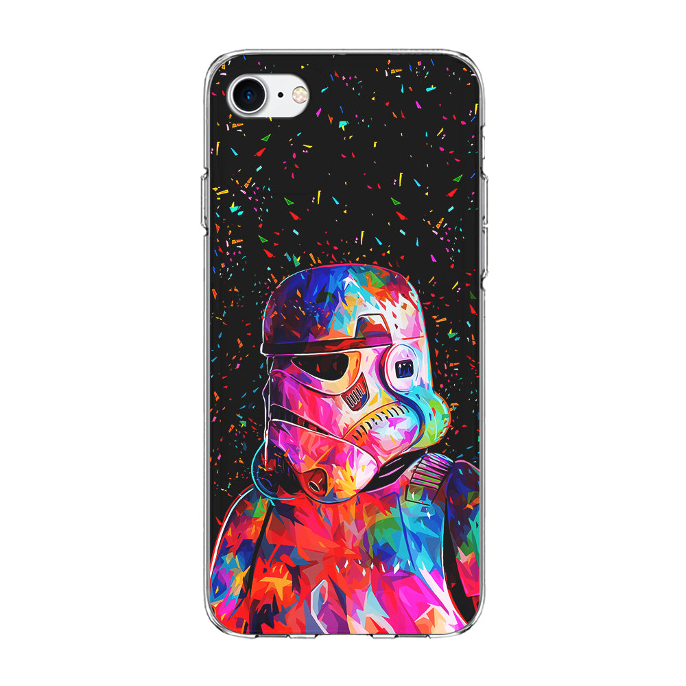 Star Wars Stormtrooper Colorful iPhone SE 2020 Case