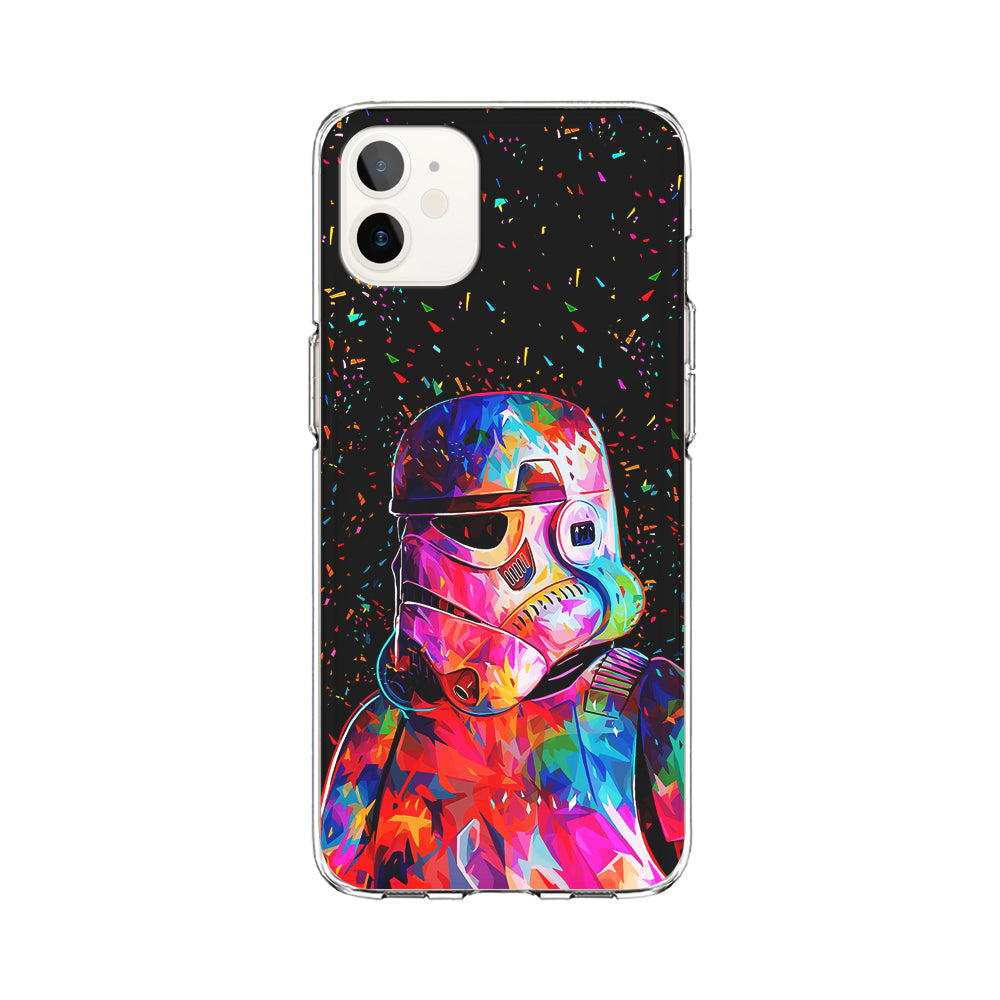 Star Wars Stormtrooper Colorful iPhone 12 Case-Phone Case-Clear Soft Case-Altracase