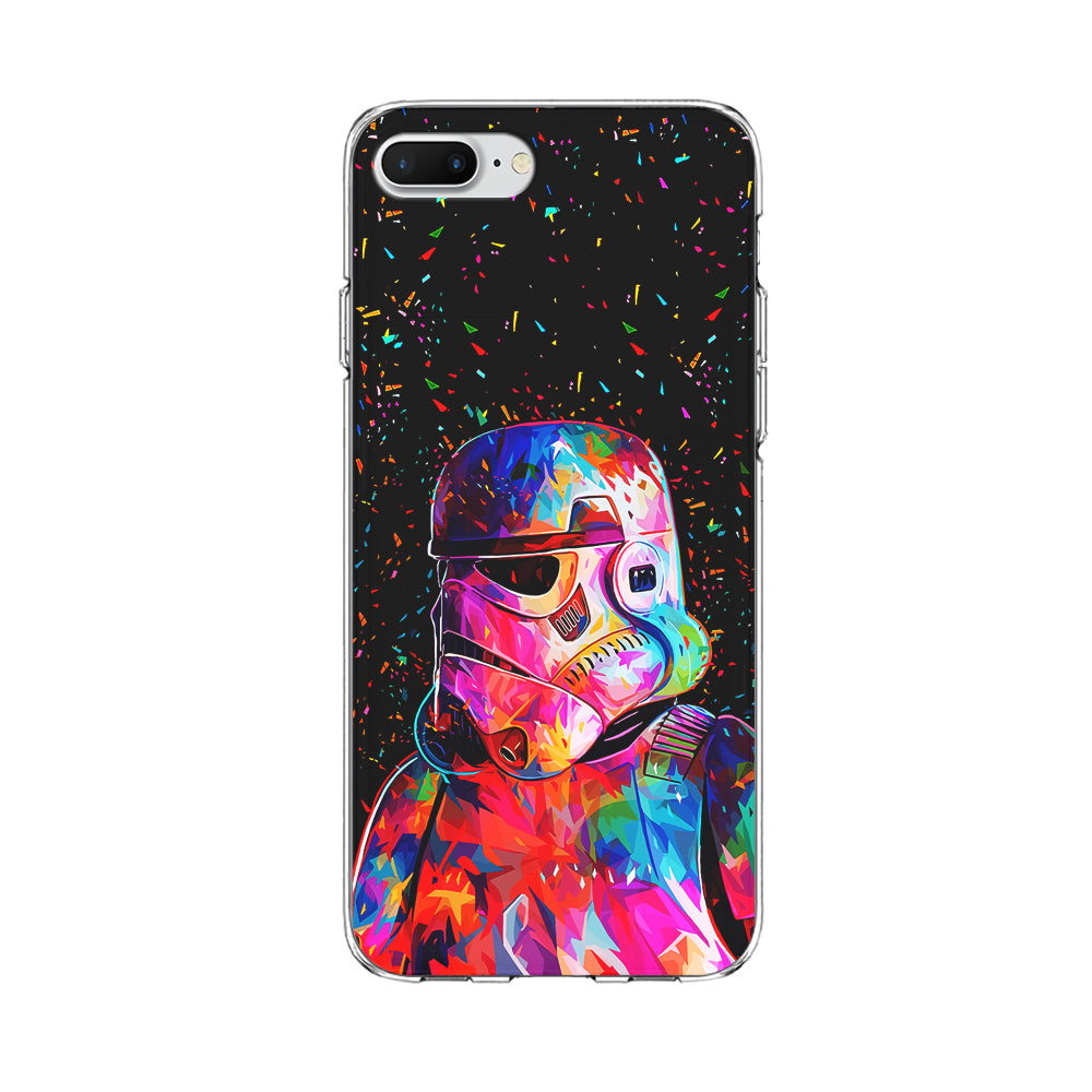 Star Wars Stormtrooper Colorful iPhone 8 Plus Case-Phone Case-Clear Soft Case-Altracase