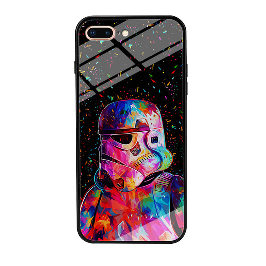 Star Wars Stormtrooper Colorful iPhone 8 Plus Case-Phone Case-Tempered Glass Case-Altracase