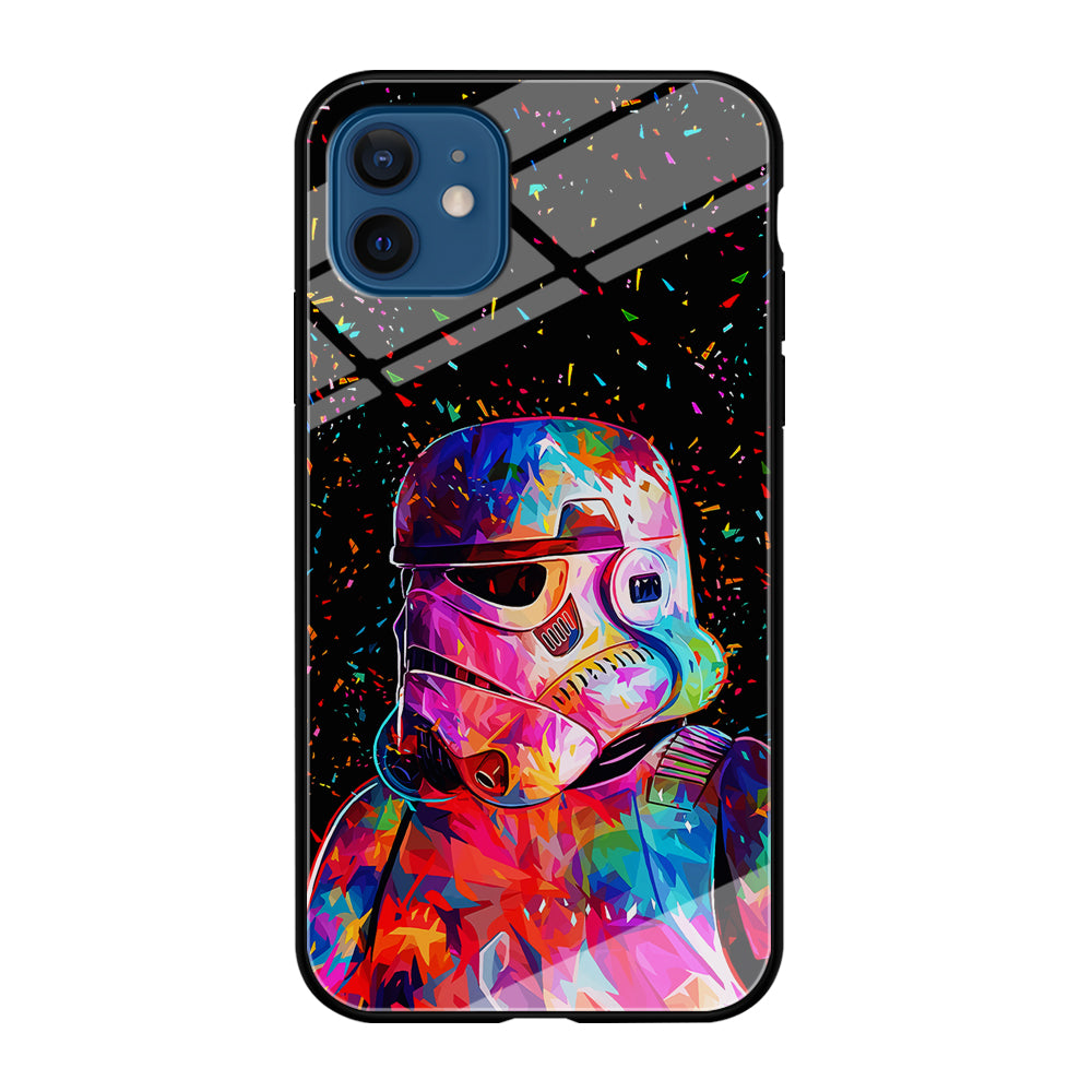 Star Wars Stormtrooper Colorful iPhone 12 Case-Phone Case-Tempered Glass Case-Altracase