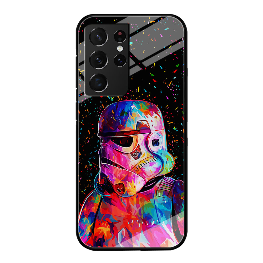 Star Wars Stormtrooper Colorful Samsung Galaxy S21 Ultra Case-Phone Case-Tempered Glass Case-Altracase