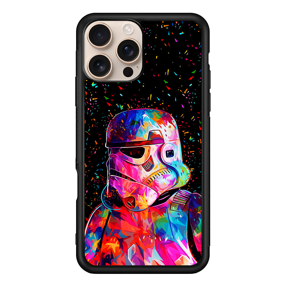 Star Wars Stormtrooper Colorful iPhone 16 Pro Case - Altracase