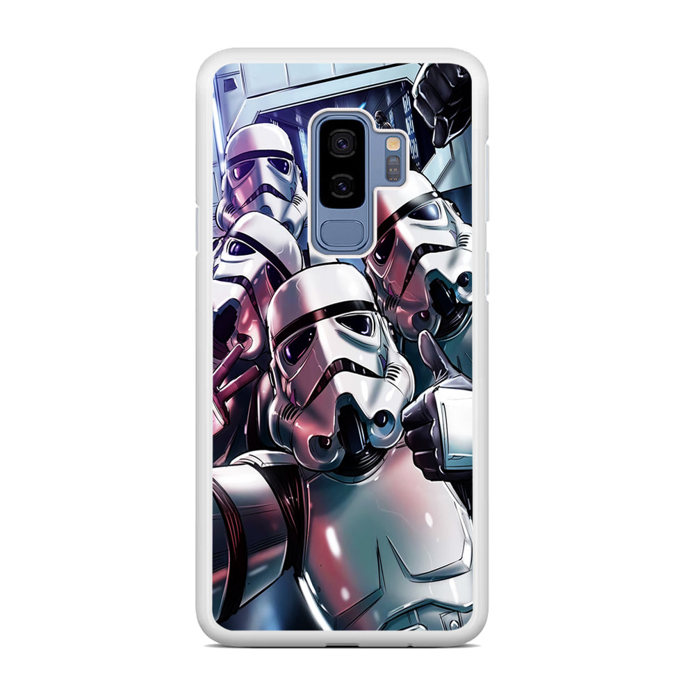 Star Wars Stormtrooper Selfie Samsung Galaxy S9 Plus Case