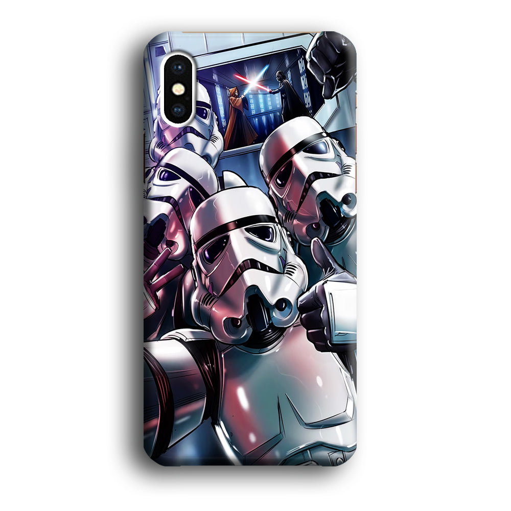 Star Wars Stormtrooper Selfie iPhone X Case