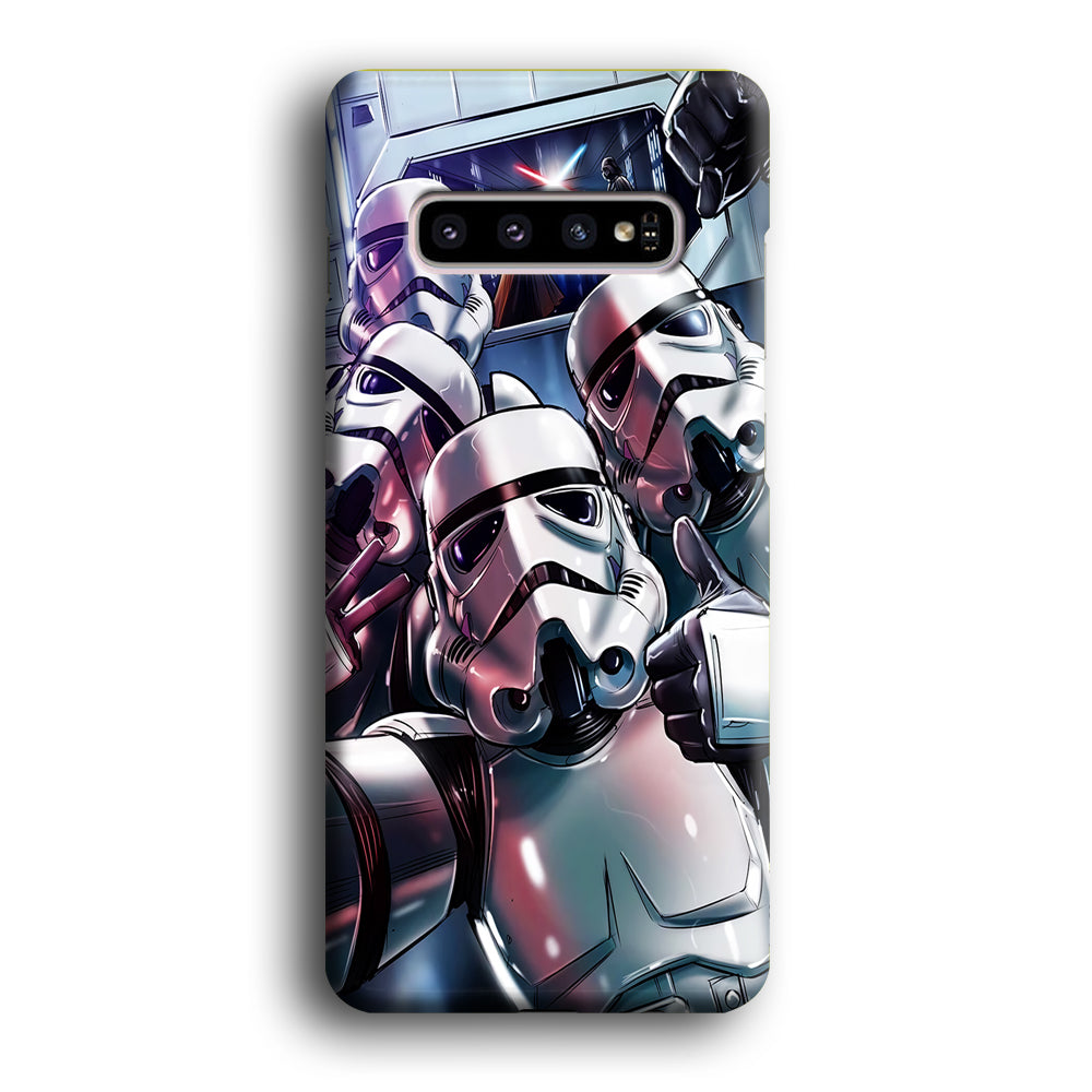 Star Wars Stormtrooper Selfie Samsung Galaxy S10 Plus Case
