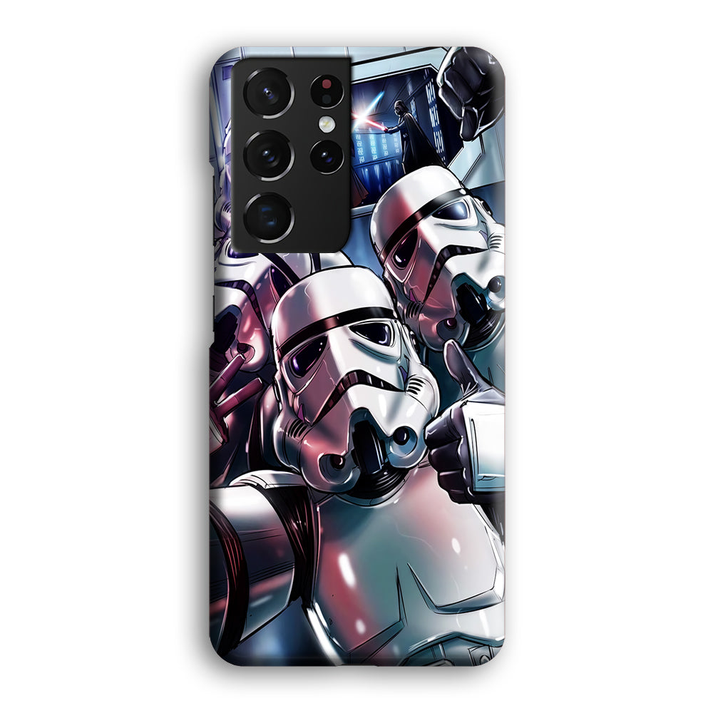 Star Wars Stormtrooper Selfie Samsung Galaxy S21 Ultra Case-Phone Case-3D Case-Altracase