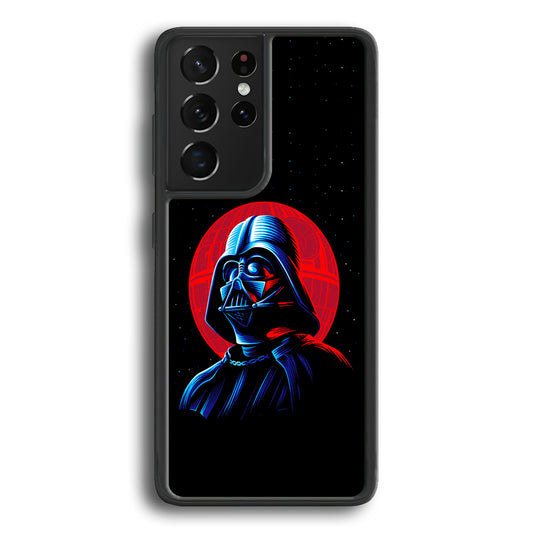 Star Wars Vader Dark Side Samsung Galaxy S21 Ultra Case-Phone Case-Rubber Black (2D Case)-Altracase