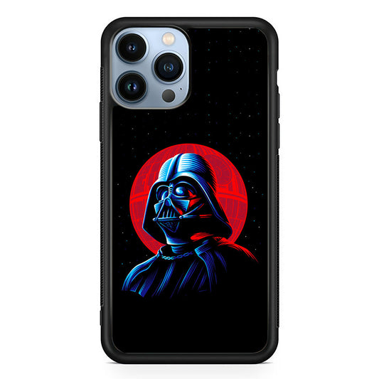 Star Wars Vader Dark Side iPhone 14 Pro Max Case-Phone Case-Rubber Black (2D Case)-Altracase