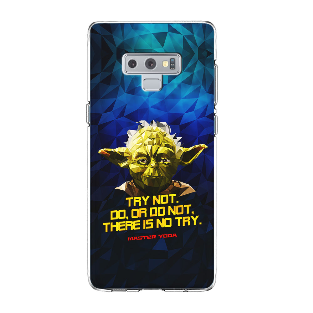 Star Wars Yoda Quote Samsung Galaxy Note 9 Case