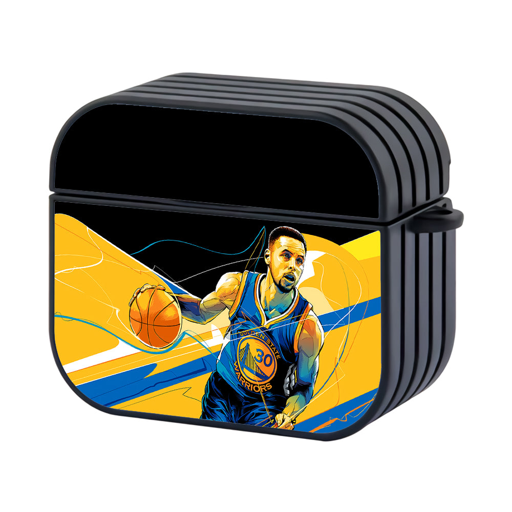 Stephen Curry Art Golden State Hard Plastic Case Cover For Apple AirPods 4 - AirPod Case - Altracase