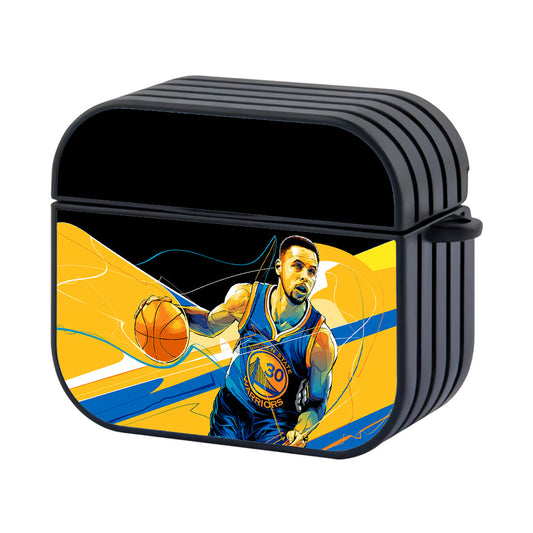 Stephen Curry Art Golden State Hard Plastic Case Cover For Apple AirPods 4 - AirPod Case - Altracase