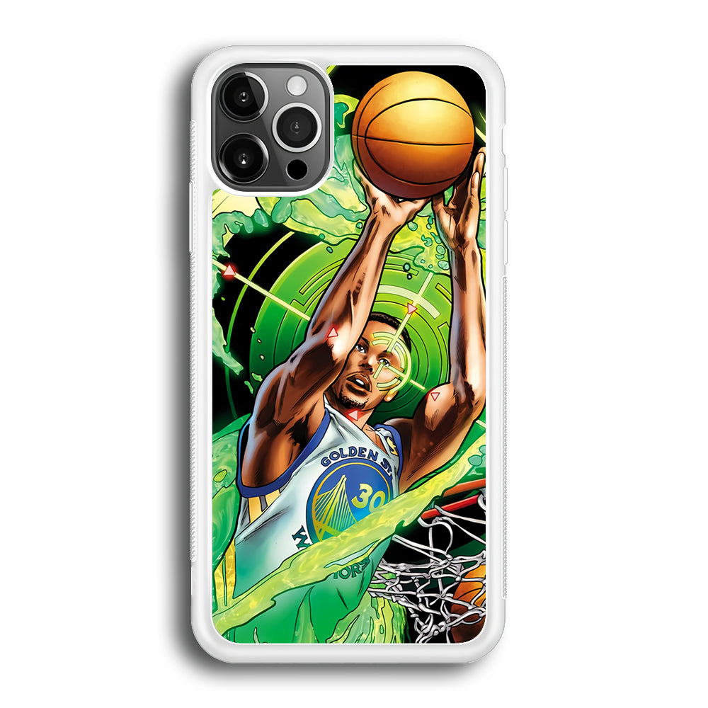 Stephen Curry Jump Art iPhone 12 Pro Case