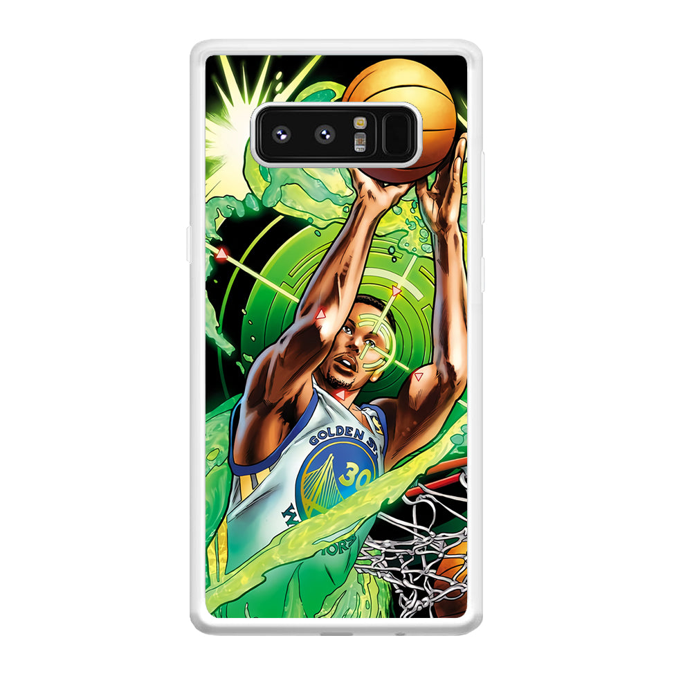 Stephen Curry Jump Art Samsung Galaxy Note 8 Case