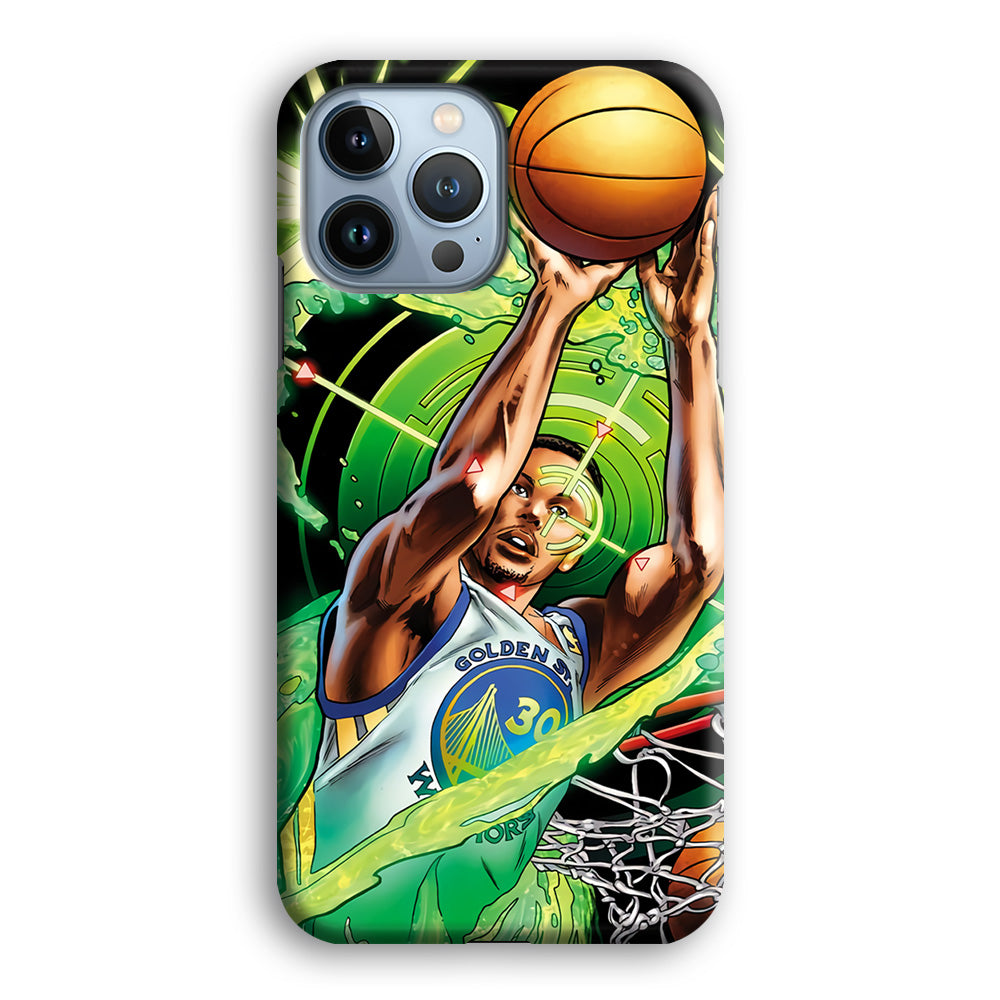 Stephen Curry Jump Art iPhone 14 Pro Case