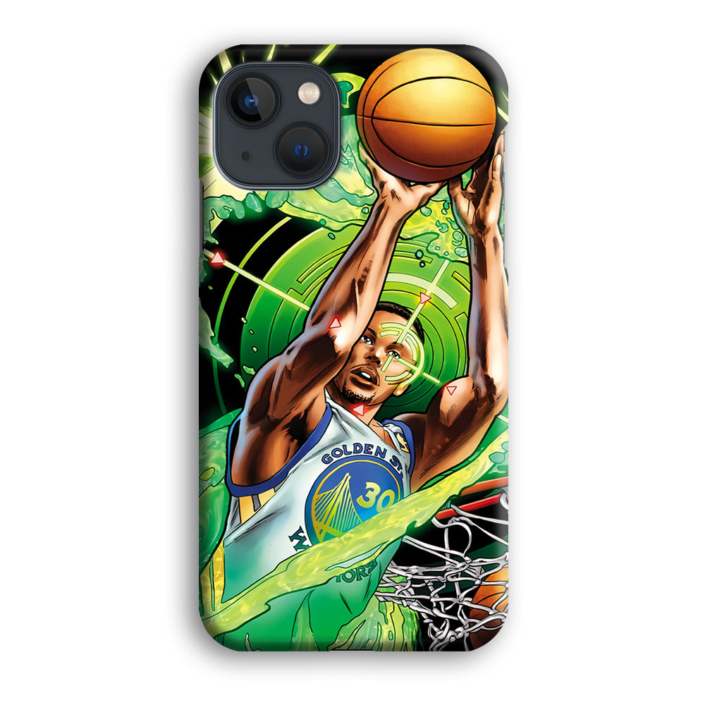 Stephen Curry Jump Art iPhone 13 Case