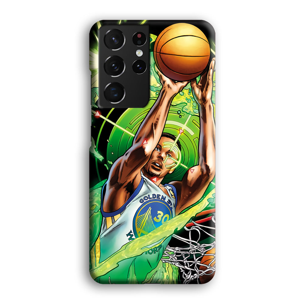 Stephen Curry Jump Art Samsung Galaxy S24 Ultra Case