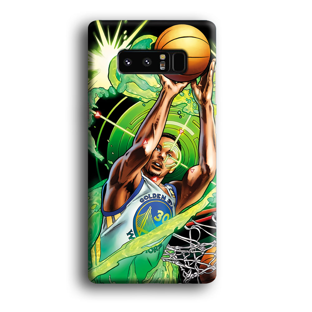 Stephen Curry Jump Art Samsung Galaxy Note 8 Case