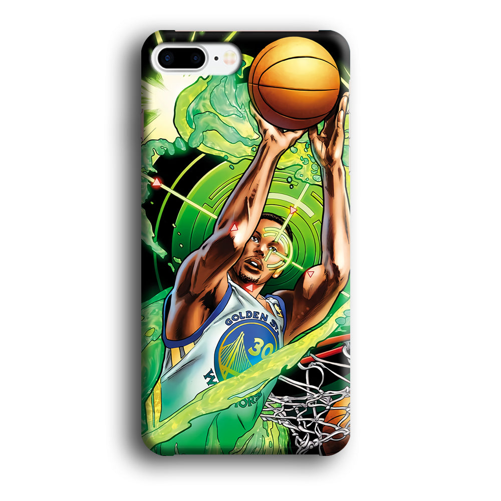 Stephen Curry Jump Art iPhone 8 Plus Case