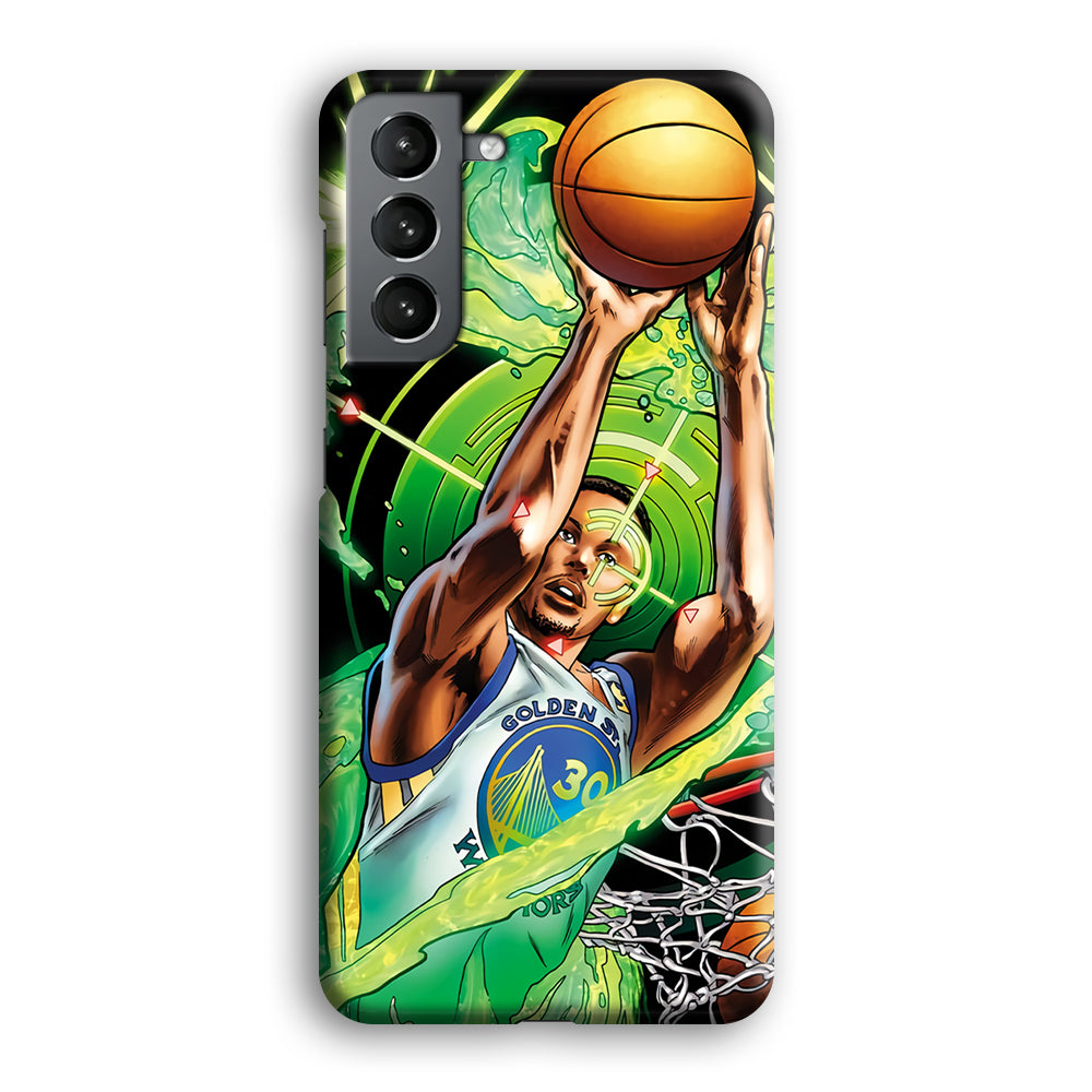 Stephen Curry Jump Art Samsung Galaxy S24 Plus Case-Phone Case-3D Case-Altracase