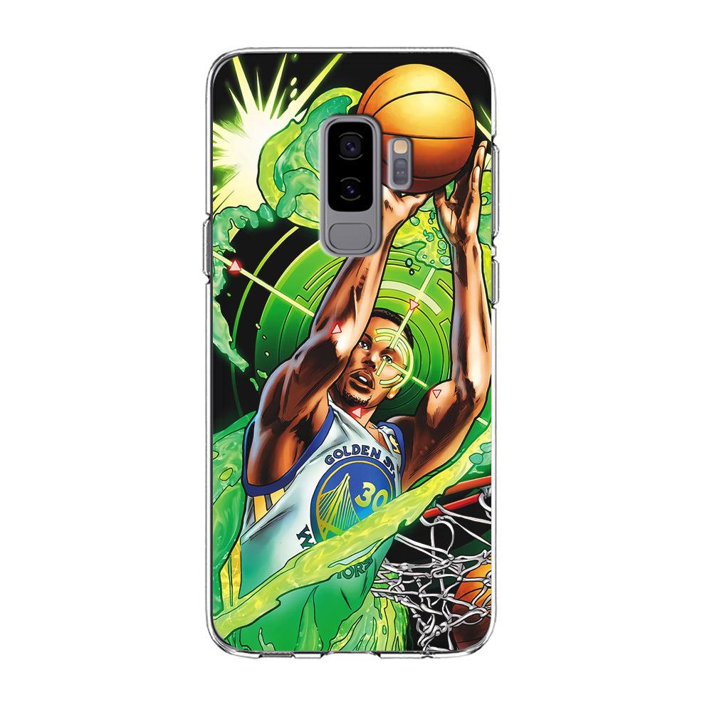 Stephen Curry Jump Art Samsung Galaxy S9 Plus Case