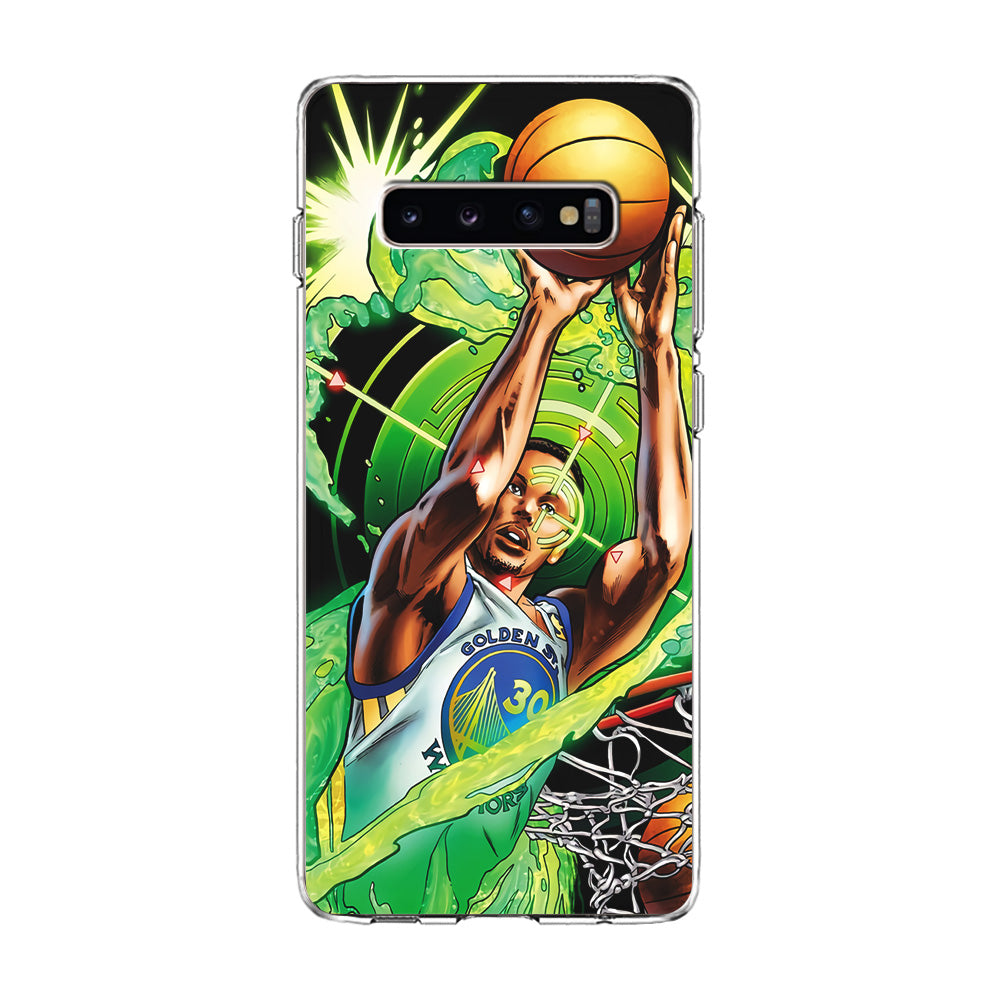 Stephen Curry Jump Art Samsung Galaxy S10 Case