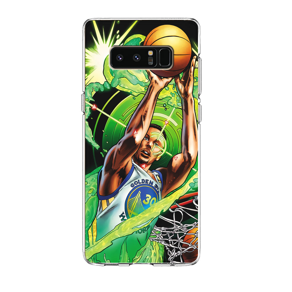 Stephen Curry Jump Art Samsung Galaxy Note 8 Case