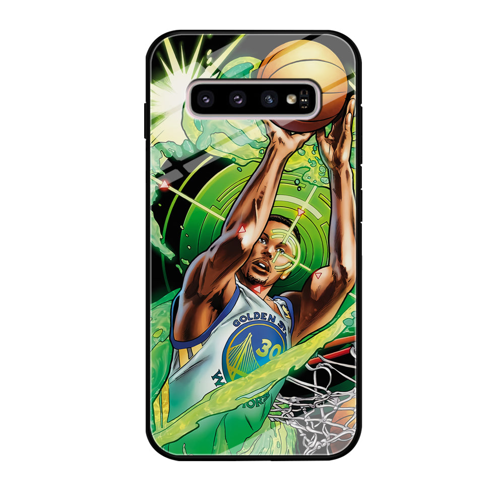 Stephen Curry Jump Art Samsung Galaxy S10 Case