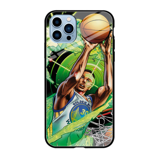 Stephen Curry Jump Art iPhone 12 Pro Max Case