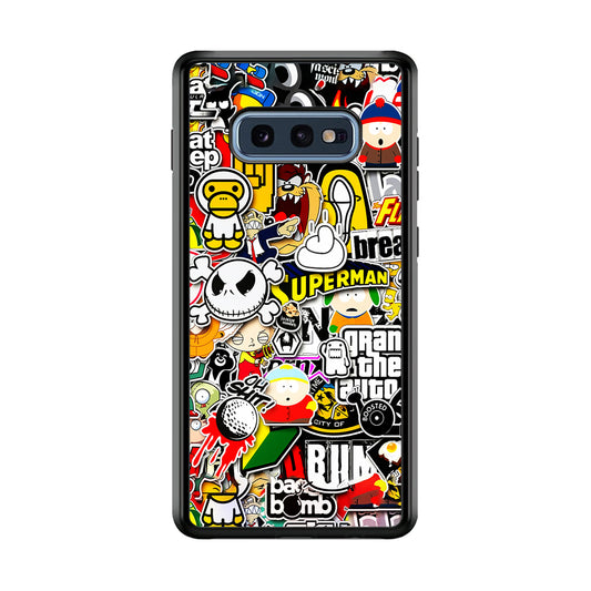 Sticker Collection Image Samsung Galaxy S10E Case