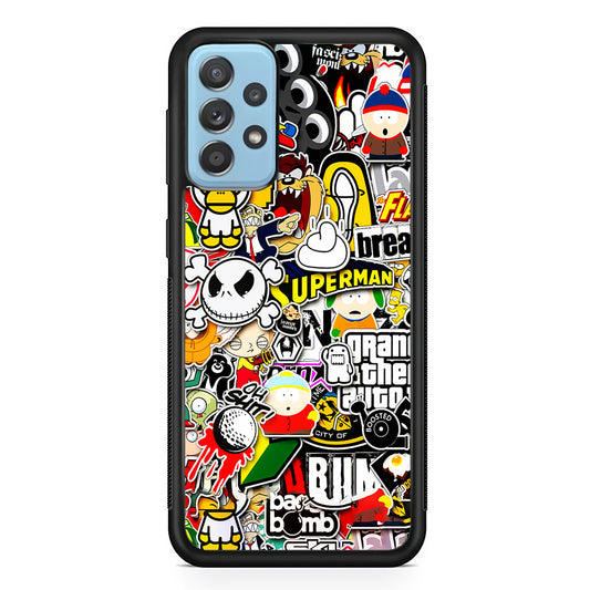 Sticker Collection Image Samsung Galaxy A52 Case