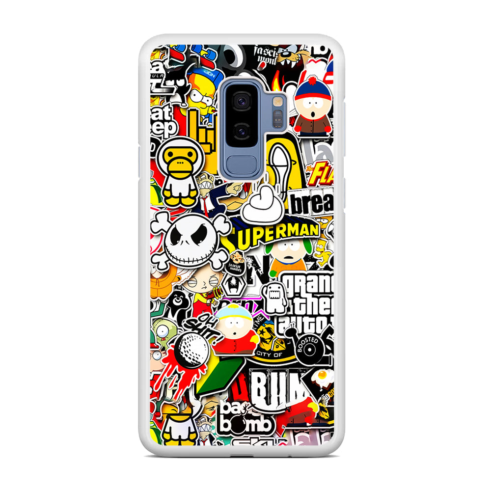 Sticker Collection Image Samsung Galaxy S9 Plus Case