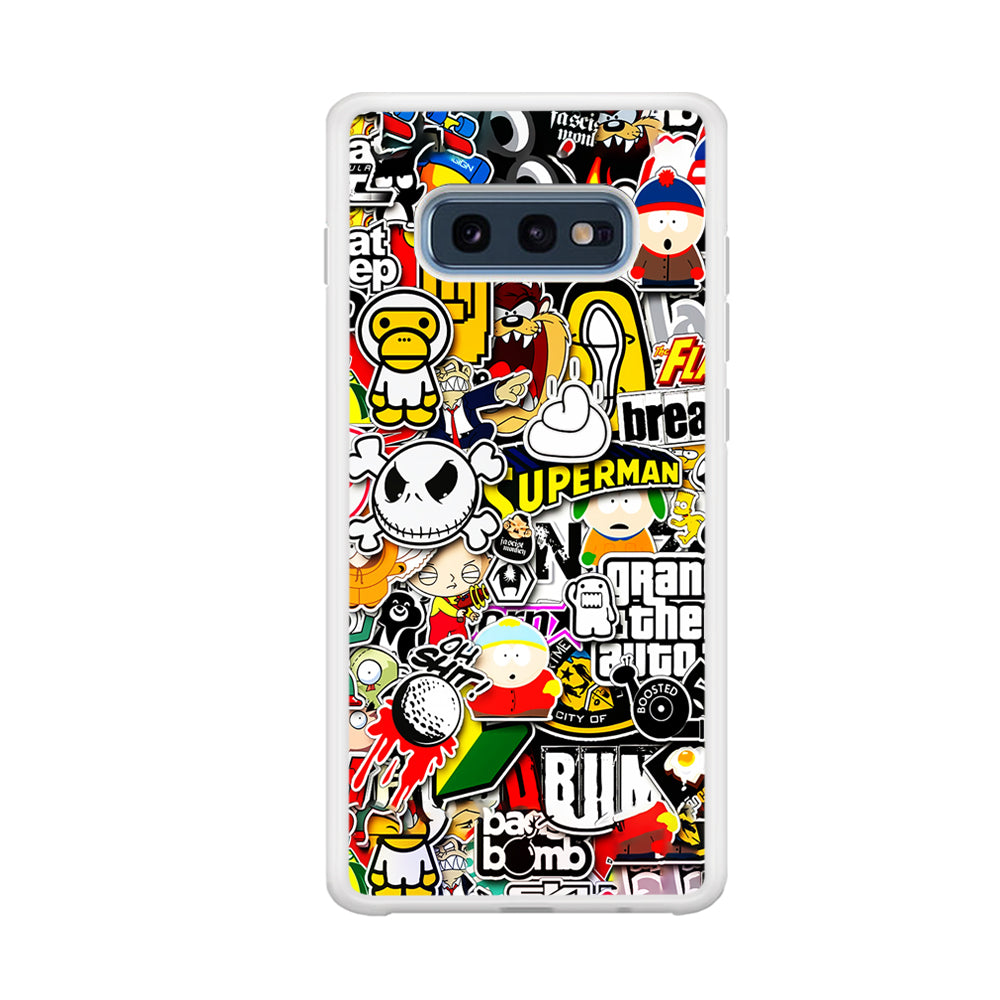 Sticker Collection Image Samsung Galaxy S10E Case