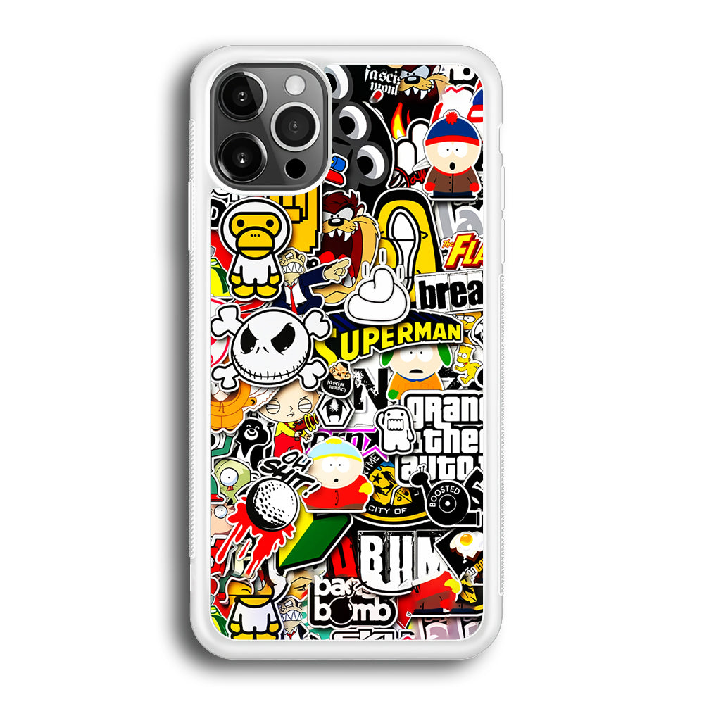 Sticker Collection Image iPhone 12 Pro Case