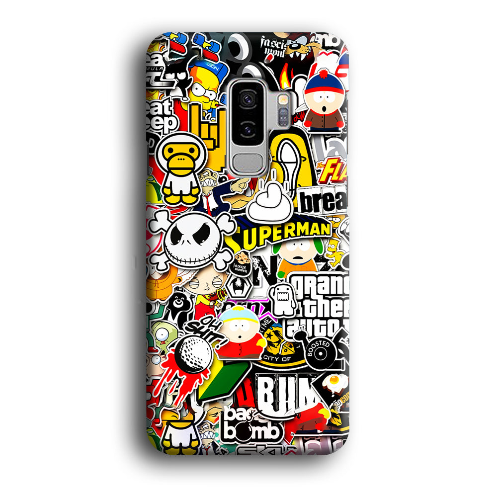 Sticker Collection Image Samsung Galaxy S9 Plus Case