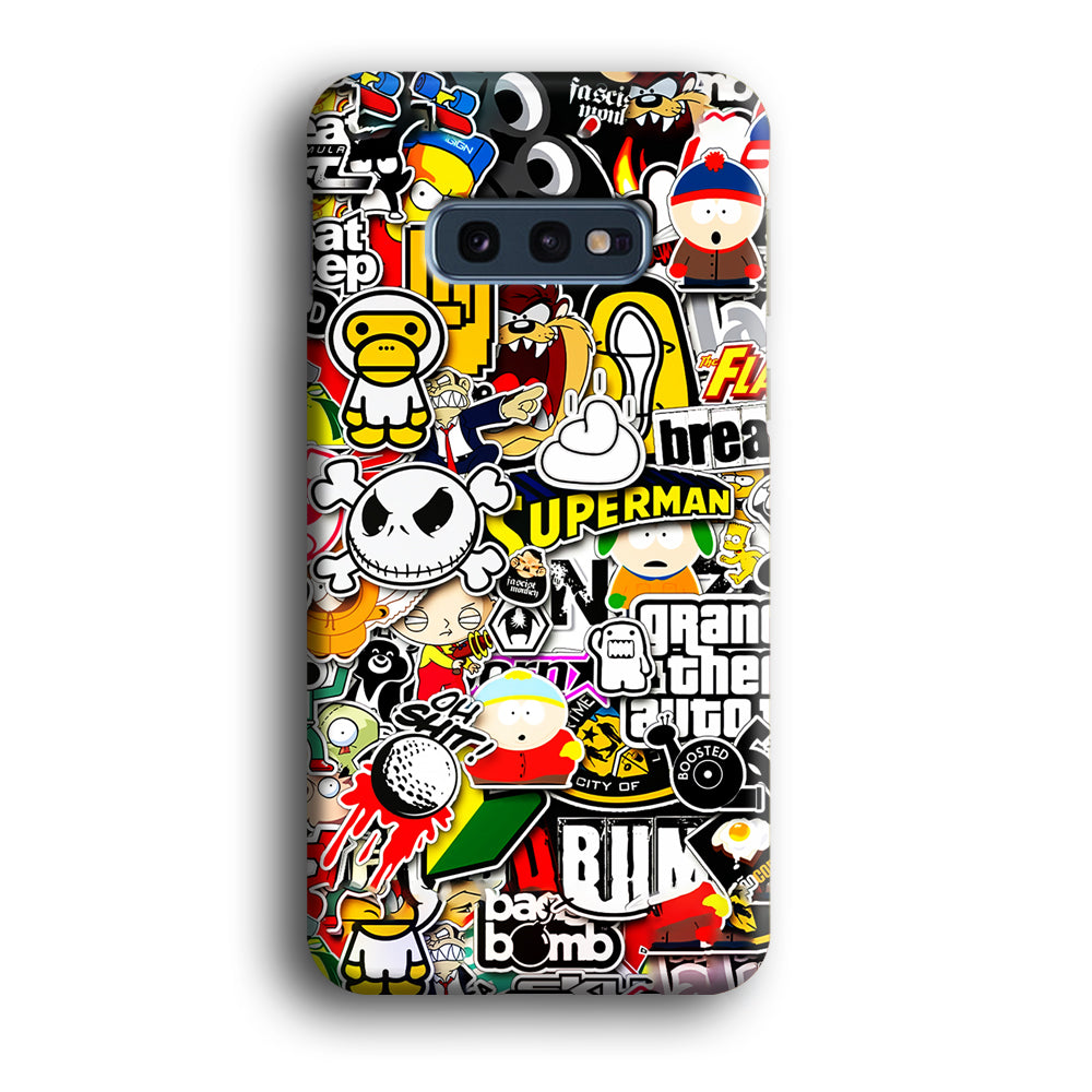 Sticker Collection Image Samsung Galaxy S10E Case