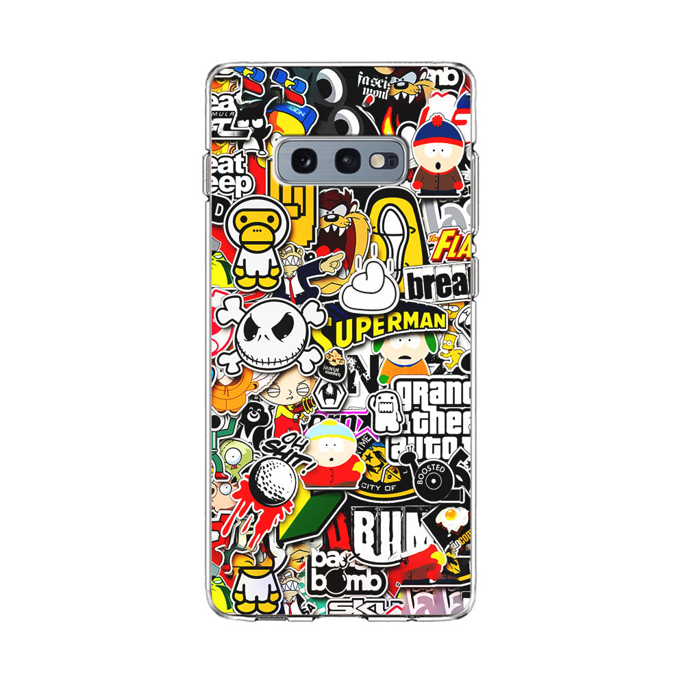 Sticker Collection Image Samsung Galaxy S10E Case