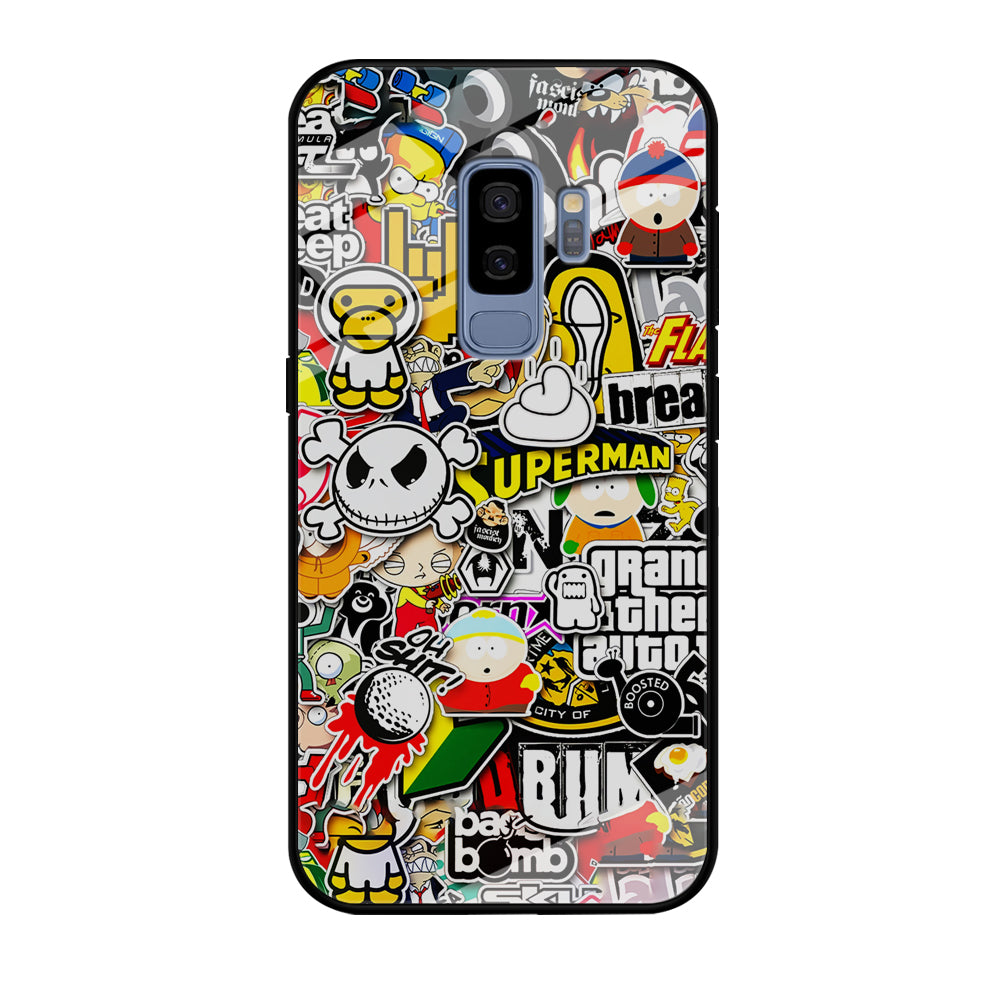 Sticker Collection Image Samsung Galaxy S9 Plus Case