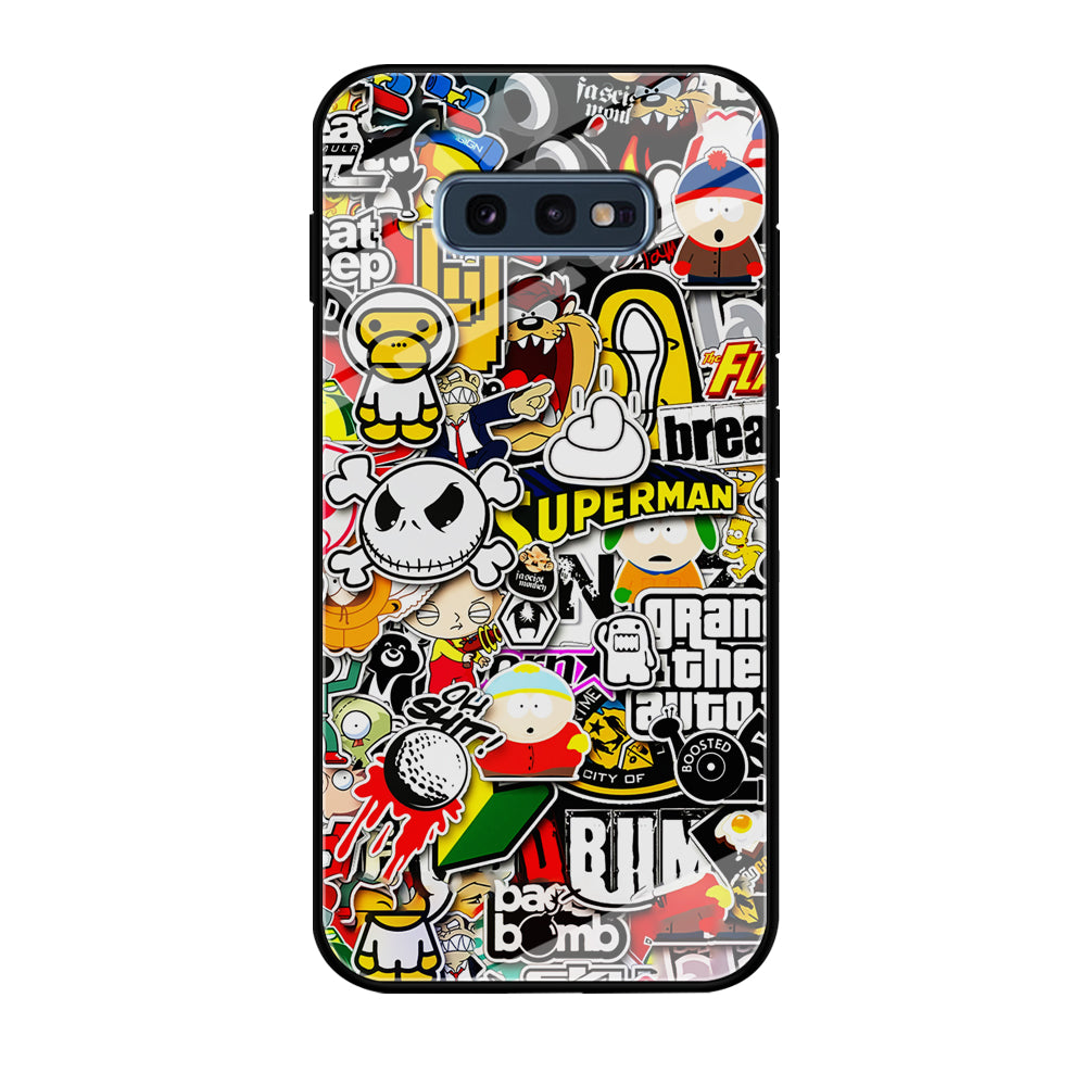 Sticker Collection Image Samsung Galaxy S10E Case