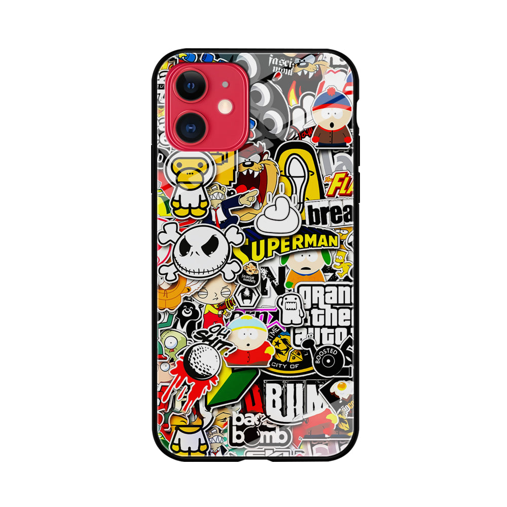 Sticker Collection Image iPhone 11 Case