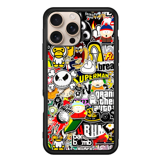 Sticker Collection Image iPhone 16 Pro Max Case - Altracase