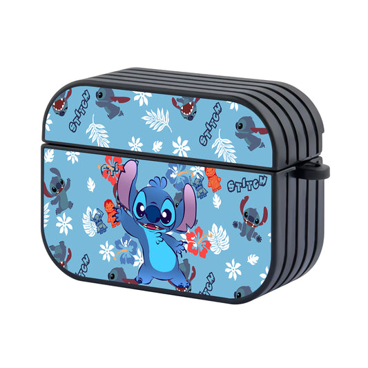 Stitch Pattern in Blue Blanket Apple Airpods Pro Case-AirPods Pro Case-Altracase