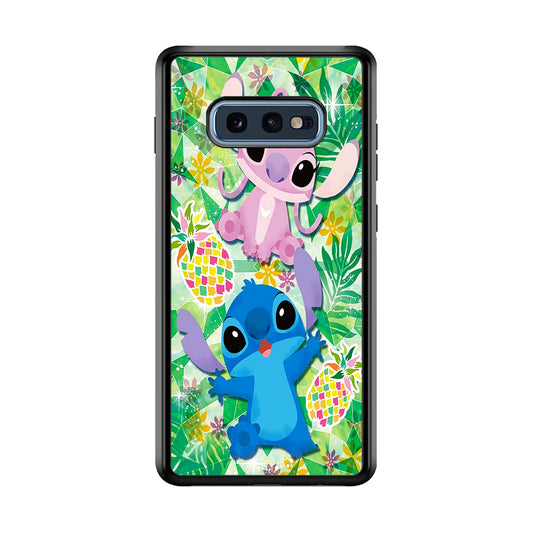 Stitch and Angel Fruit Samsung Galaxy S10E Case