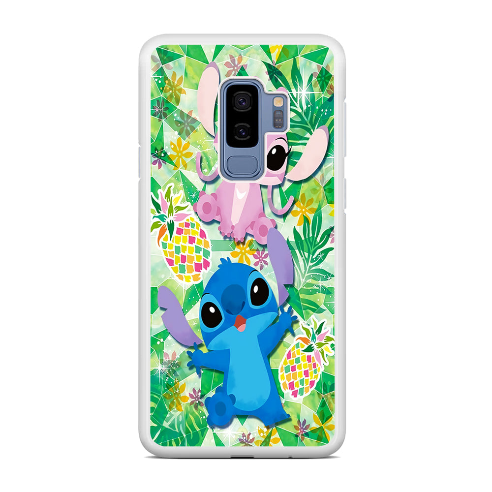 Stitch and Angel Fruit Samsung Galaxy S9 Plus Case