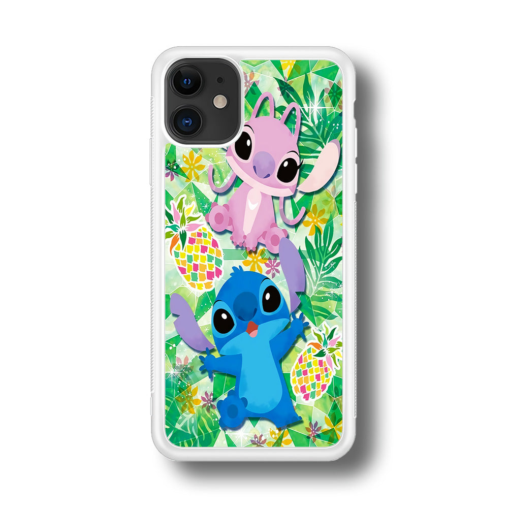 Stitch and Angel Fruit iPhone 11 Case