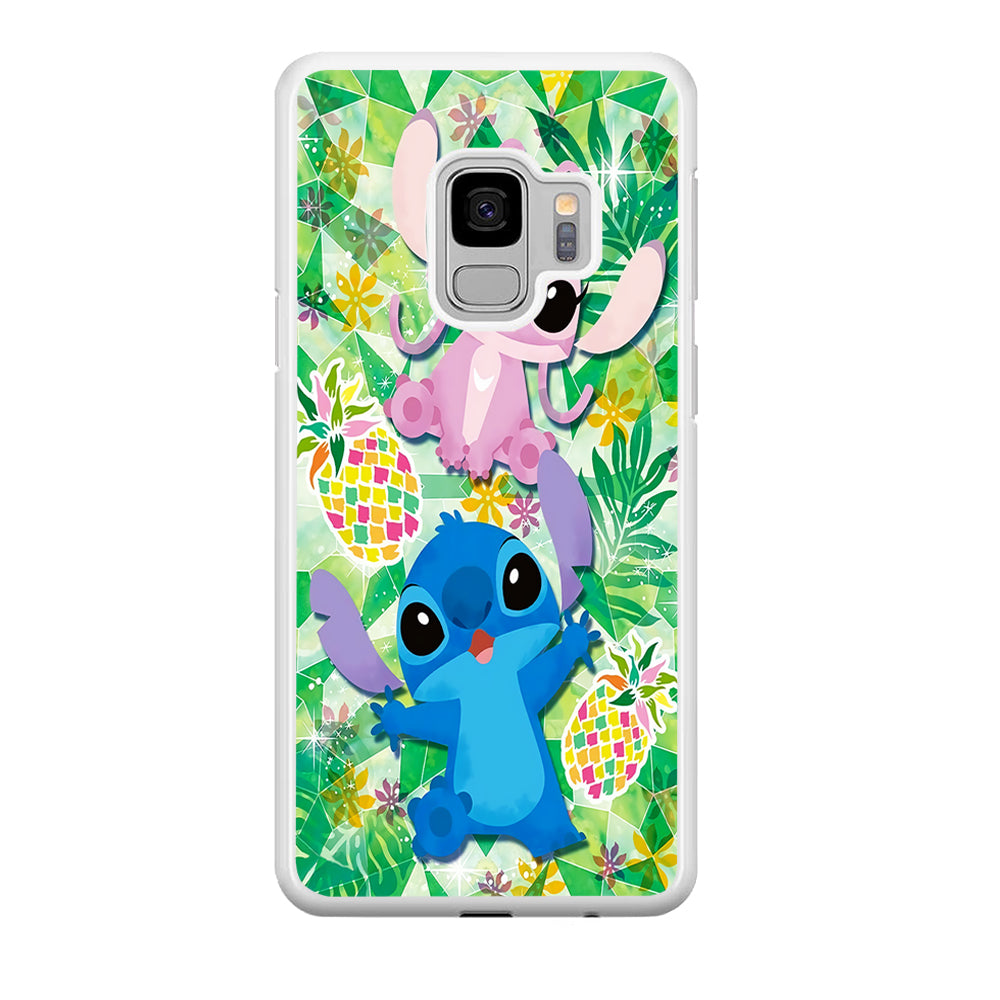 Stitch and Angel Fruit Samsung Galaxy S9 Case